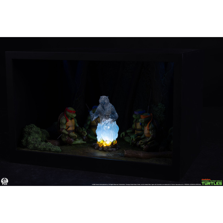 Premium Collectibles Studio PCS - Diorama in scala ridotta delle TMNT: "Lo spirito di Splinter"