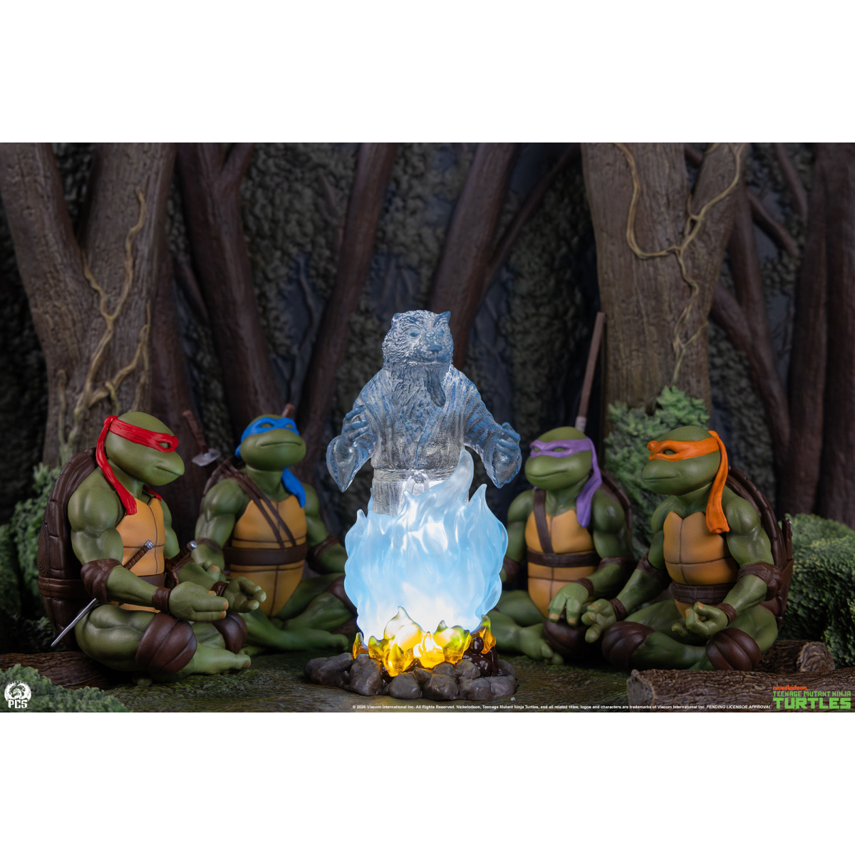 Premium Collectibles Studio PCS - Diorama in scala ridotta delle TMNT: "Lo spirito di Splinter"