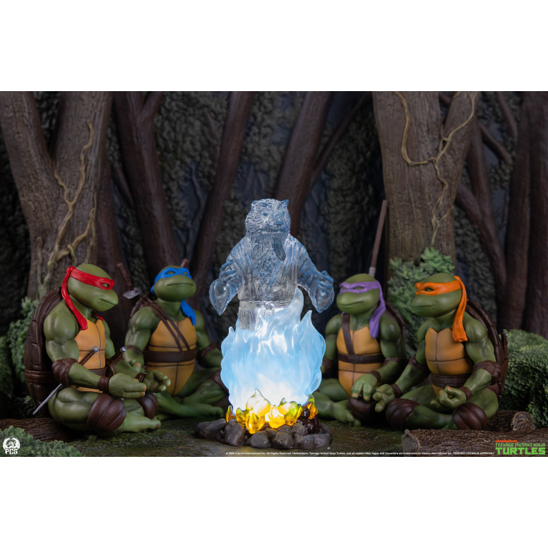 Premium Collectibles Studio PCS - Diorama in scala ridotta delle TMNT: "Lo spirito di Splinter"