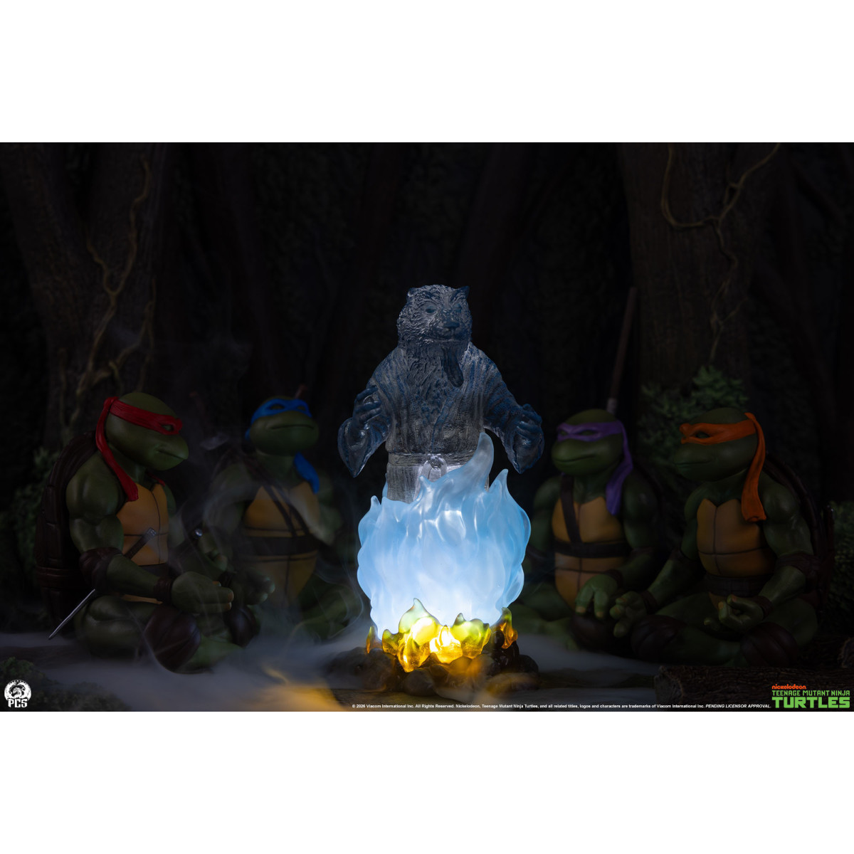 Premium Collectibles Studio PCS - Diorama in scala ridotta delle TMNT: "Lo spirito di Splinter"