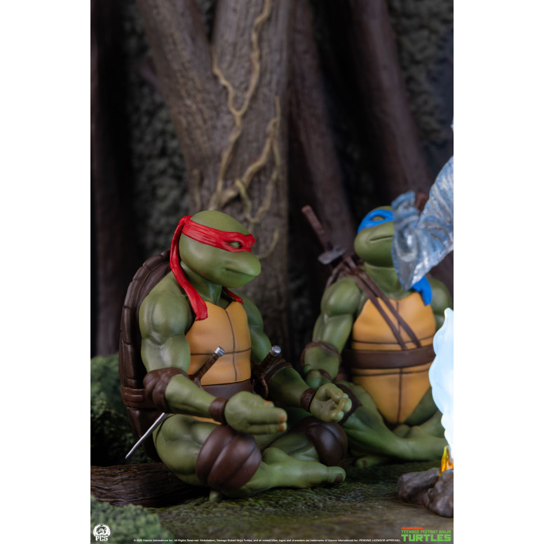 Premium Collectibles Studio PCS - Diorama in scala ridotta delle TMNT: "Lo spirito di Splinter"