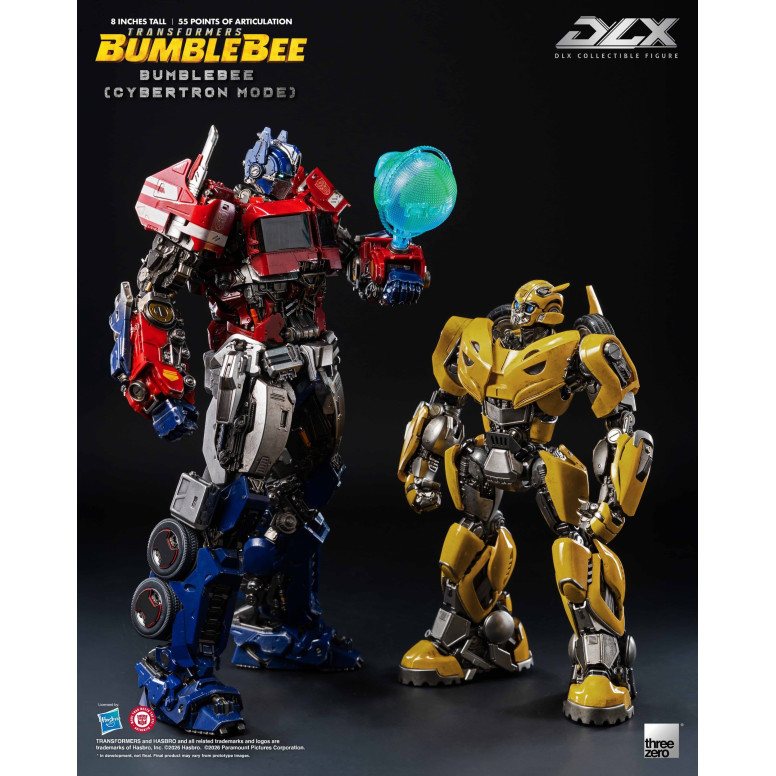 Three Zero Transformers - Bumblebee DLX Figurina di Bumblebee in modalità Cybertron