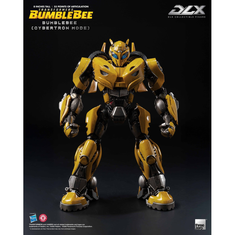 Three Zero Transformers - Bumblebee DLX Figurina di Bumblebee in modalità Cybertron