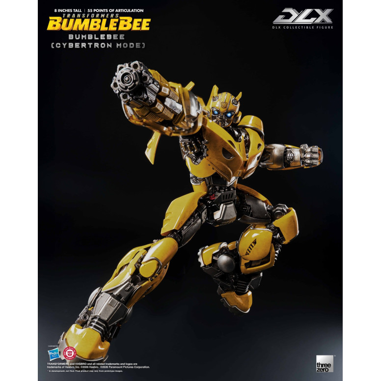 Three Zero Transformers - Bumblebee DLX Figurina di Bumblebee in modalità Cybertron