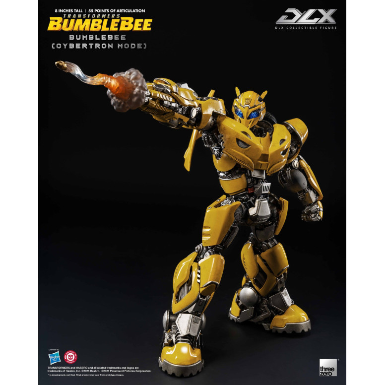Three Zero Transformers - Bumblebee DLX Figurina di Bumblebee in modalità Cybertron
