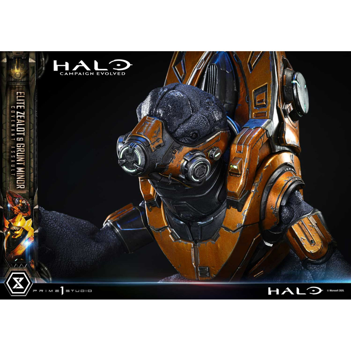 Prime 1 Studio - Halo Campagn Evolved Elite Zealot & Grunt Minor: Covenant Assault Bonus Version