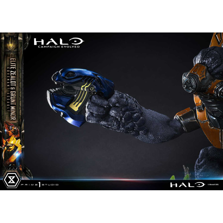Prime 1 Studio - Halo Campagn Evolved Elite Zealot & Grunt Minor: Covenant Assault Bonus Version