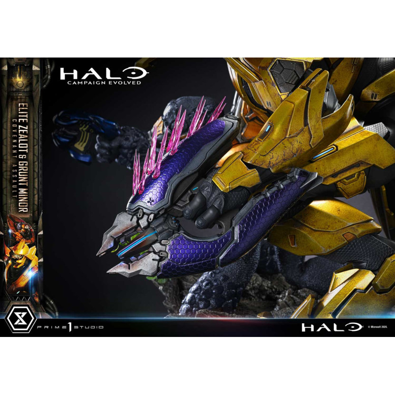Prime 1 Studio - Halo Campagn Evolved Elite Zealot & Grunt Minor: Covenant Assault Bonus Version