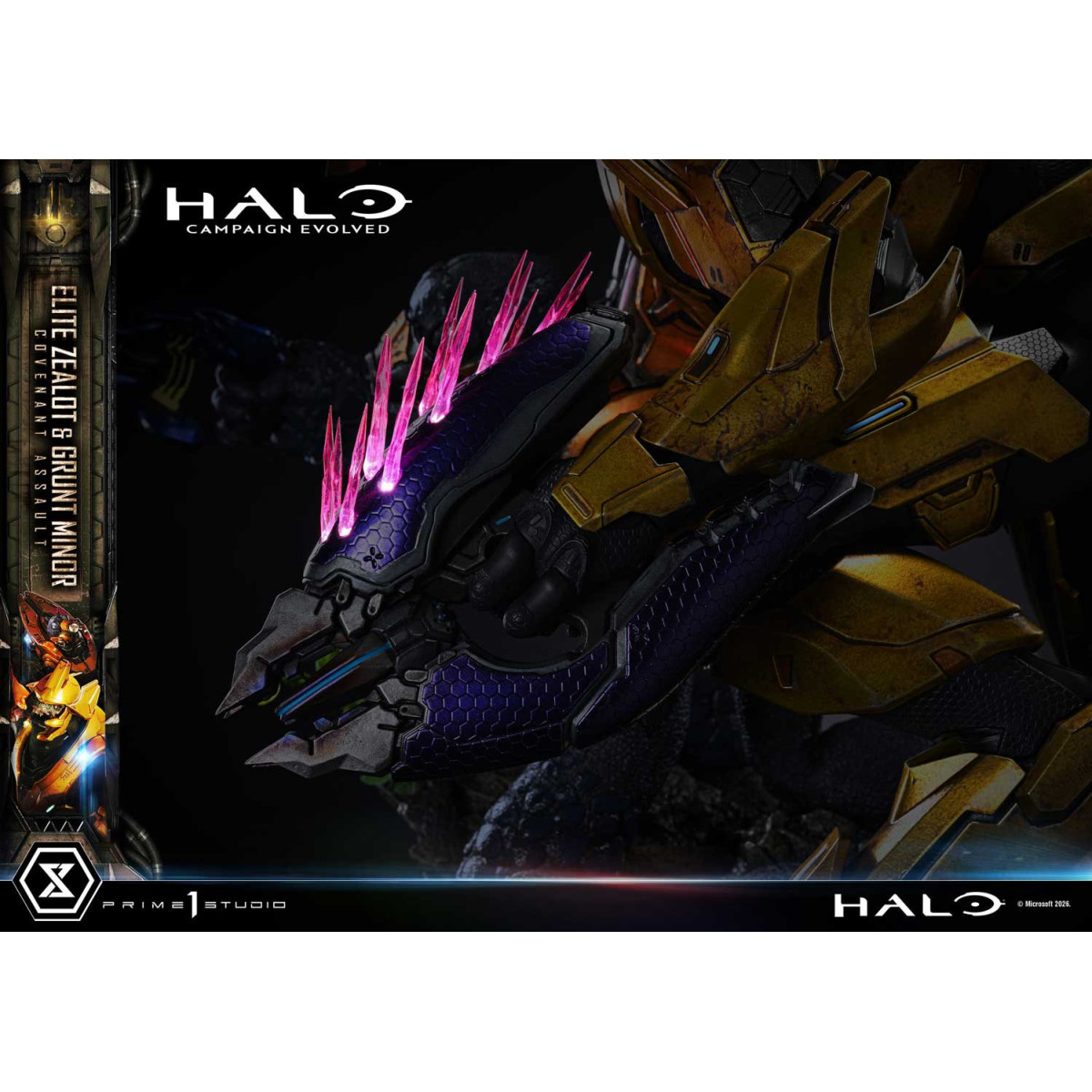 Prime 1 Studio - Halo Campagn Evolved Elite Zealot & Grunt Minor: Covenant Assault Bonus Version