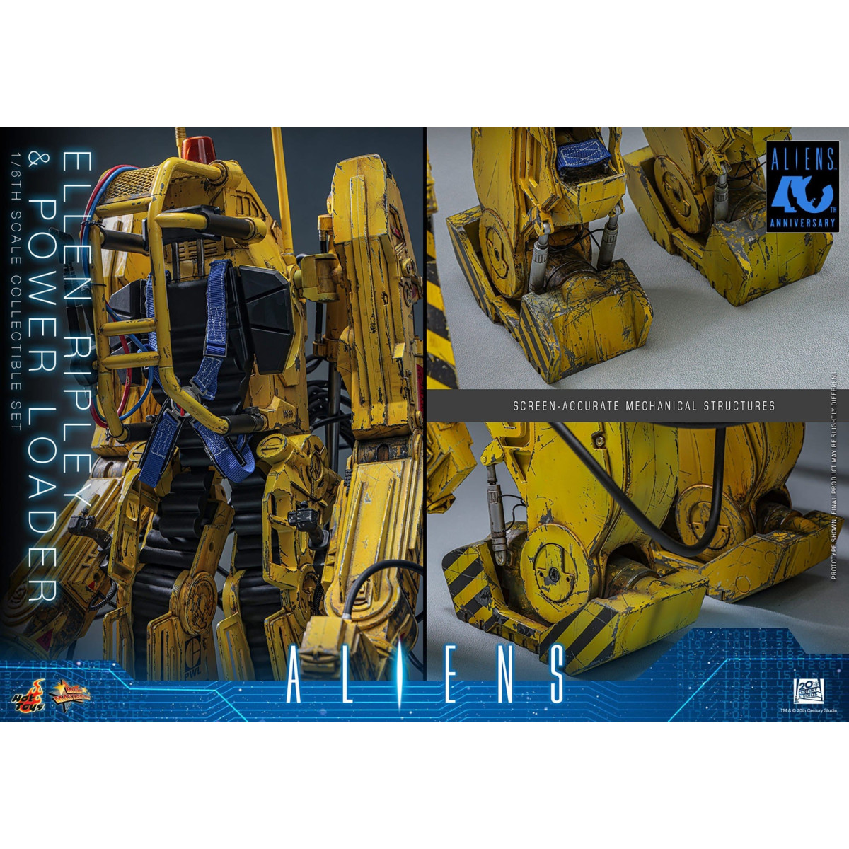 Hot Toys - Aliens - Set Ellen Ripley con Power Loader in scala 1/6 MMS923
