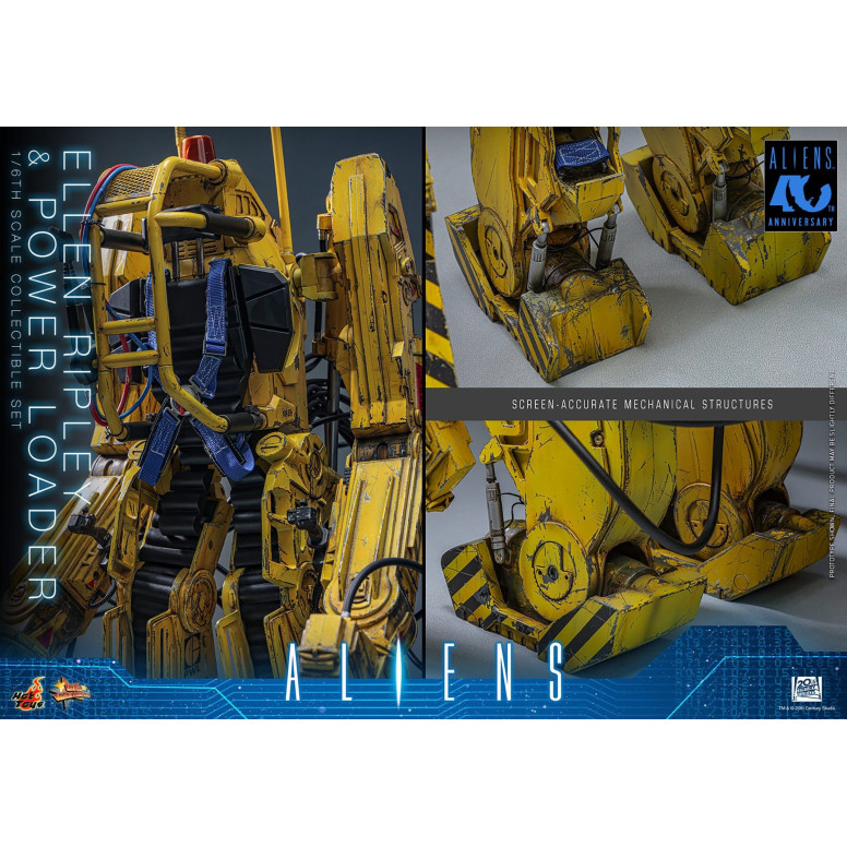 Hot Toys - Aliens - Set Ellen Ripley con Power Loader in scala 1/6 MMS923