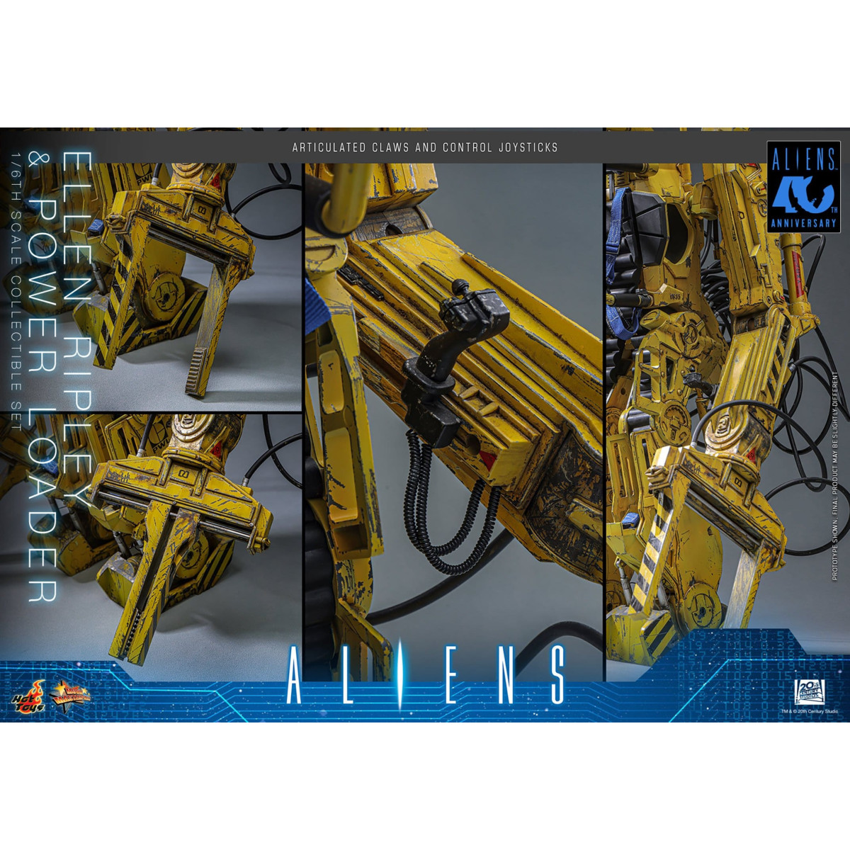 Hot Toys - Aliens - Set Ellen Ripley con Power Loader in scala 1/6 MMS923