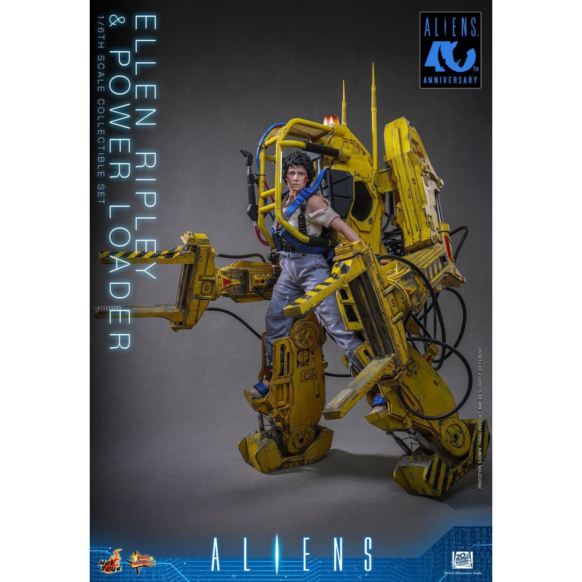 Hot Toys - Aliens - Set Ellen Ripley con Power Loader in scala 1/6 MMS923