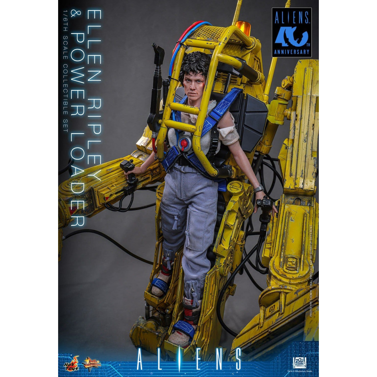 Hot Toys - Aliens - Set Ellen Ripley con Power Loader in scala 1/6 MMS923
