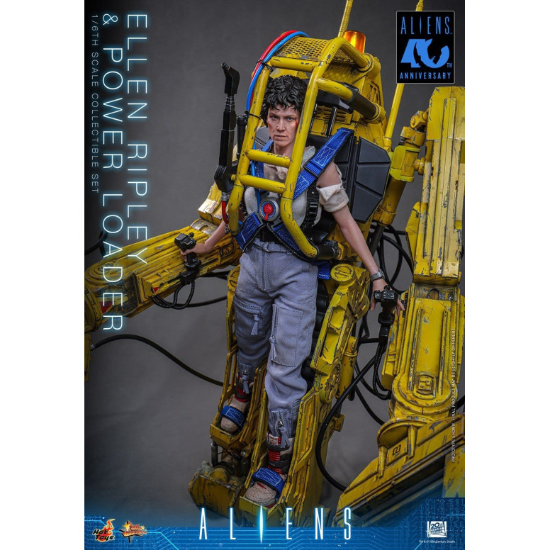 Hot Toys - Aliens - Set Ellen Ripley con Power Loader in scala 1/6 MMS923