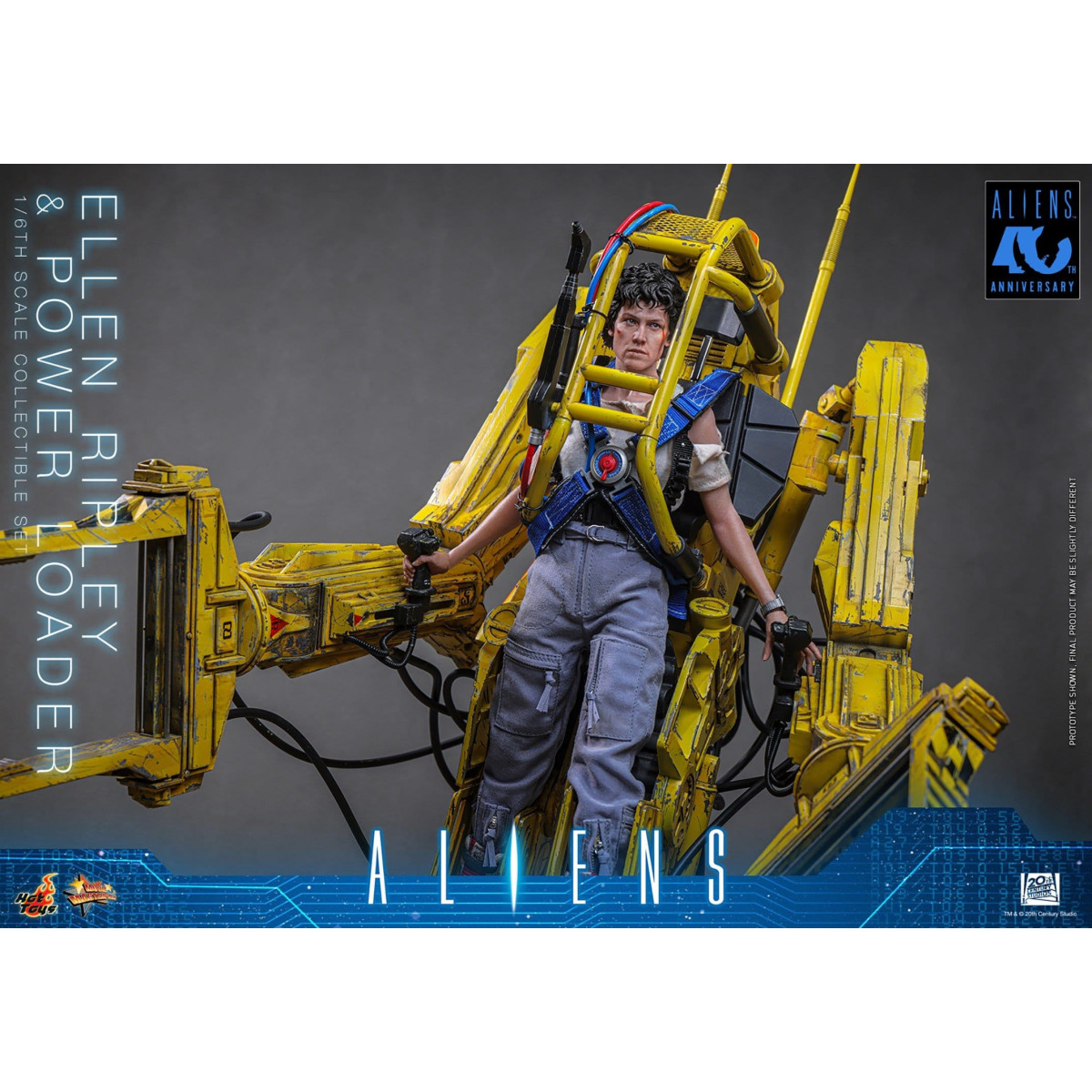 Hot Toys - Aliens - Set Ellen Ripley con Power Loader in scala 1/6 MMS923