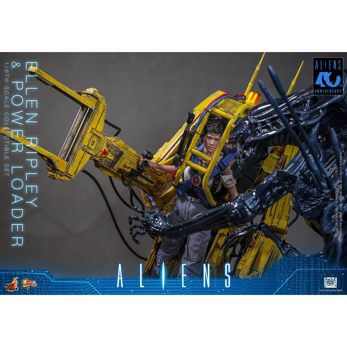 Hot Toys - Aliens - Set Ellen Ripley con Power Loader in scala 1/6 MMS923