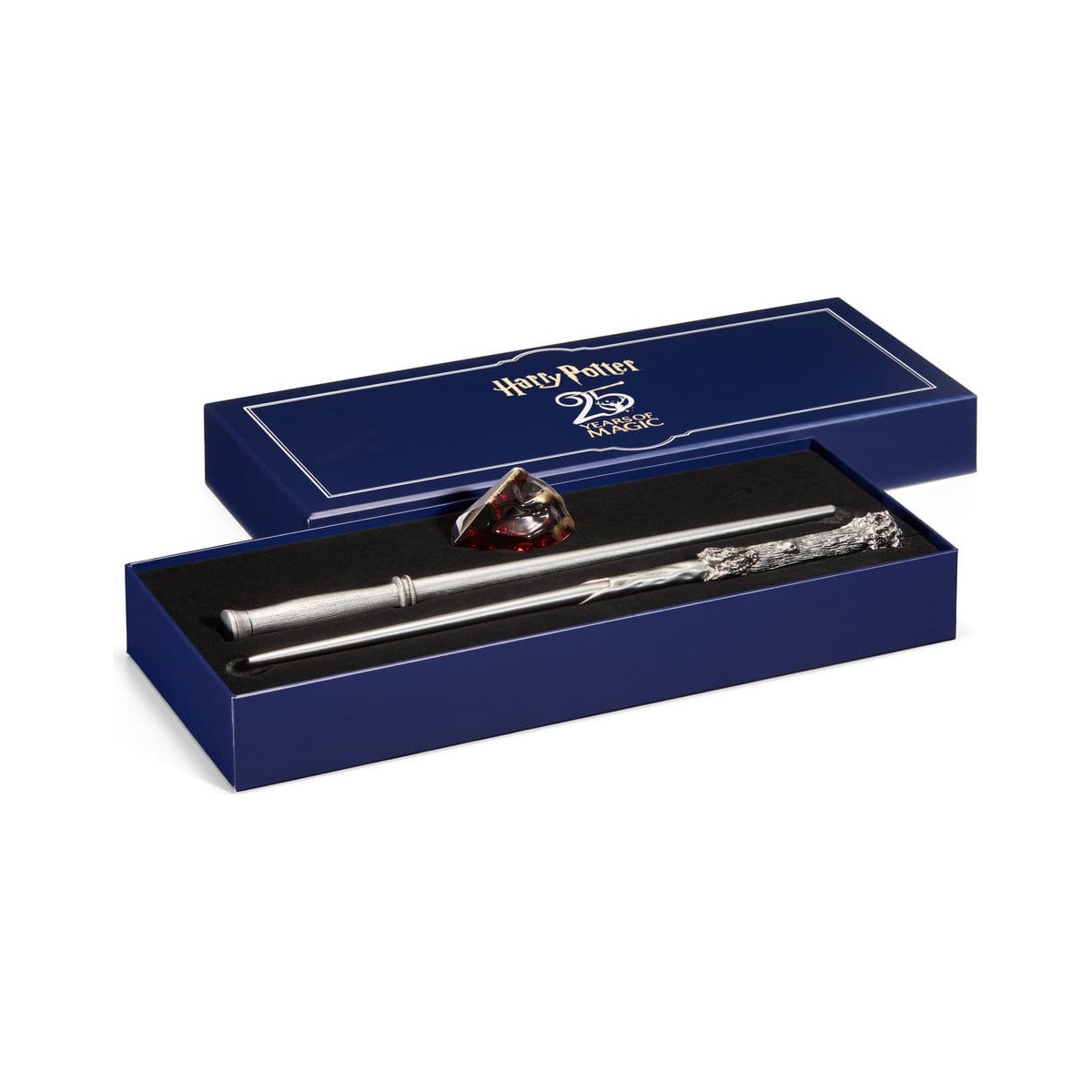 La bacchetta celebrativa “ Noble Collection ” - Set di bacchette per il 25° anniversario di Harry Potter e “La pietra filosofale