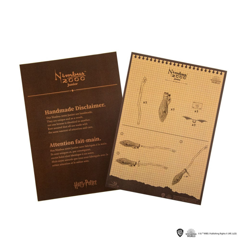 Cinereplicas Harry Potter - Replica in scala 1:1 della scopa magica Nimbus 2000 Junior