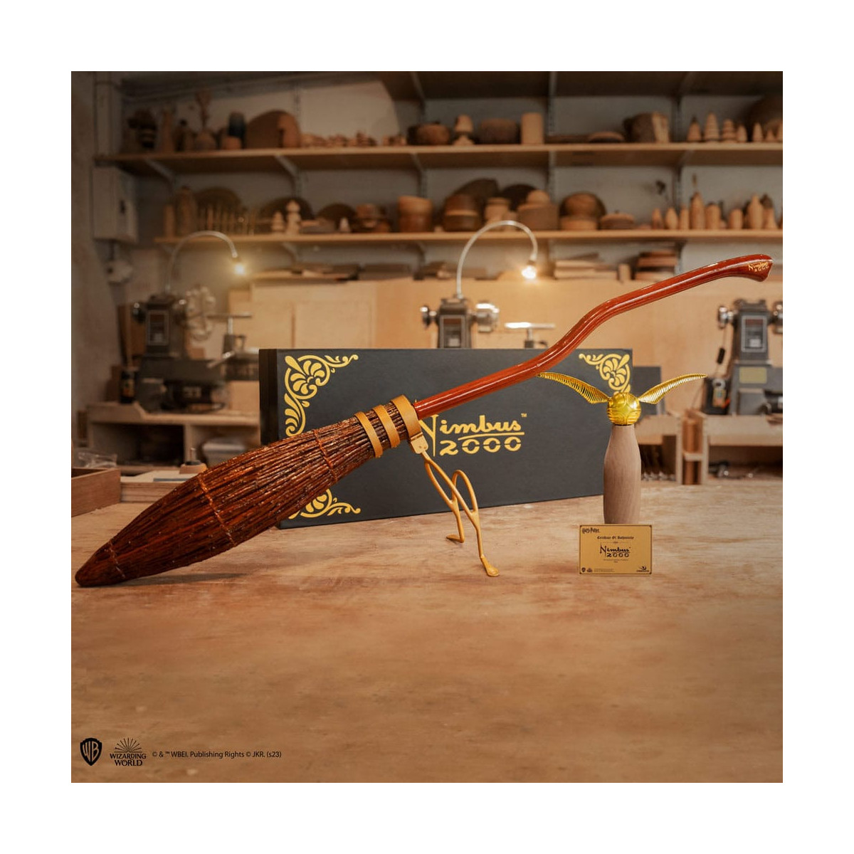 Cinereplicas Harry Potter - Replica in scala 1:1 della scopa magica Nimbus 2000 Junior