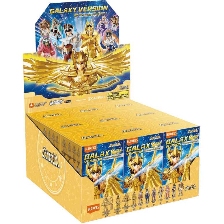 Blokees Saint Seiya - Galaxy Version 01 The Legacy of Sagittarius!! - Set assortito di 9 modellini