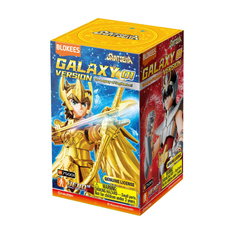 Blokees Saint Seiya - Galaxy Version 01 The Legacy of Sagittarius!! - Set assortito di 9 modellini