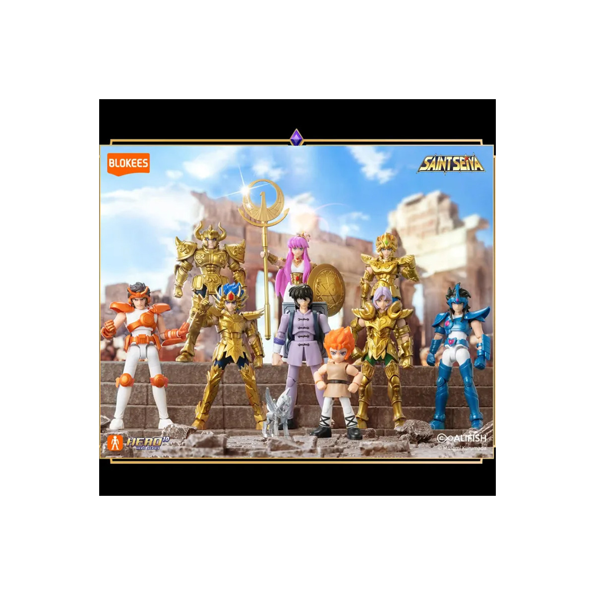 Blokees Saint Seiya - Galaxy Version 03 Gold Zodiac - Assortimento di 9 modellini