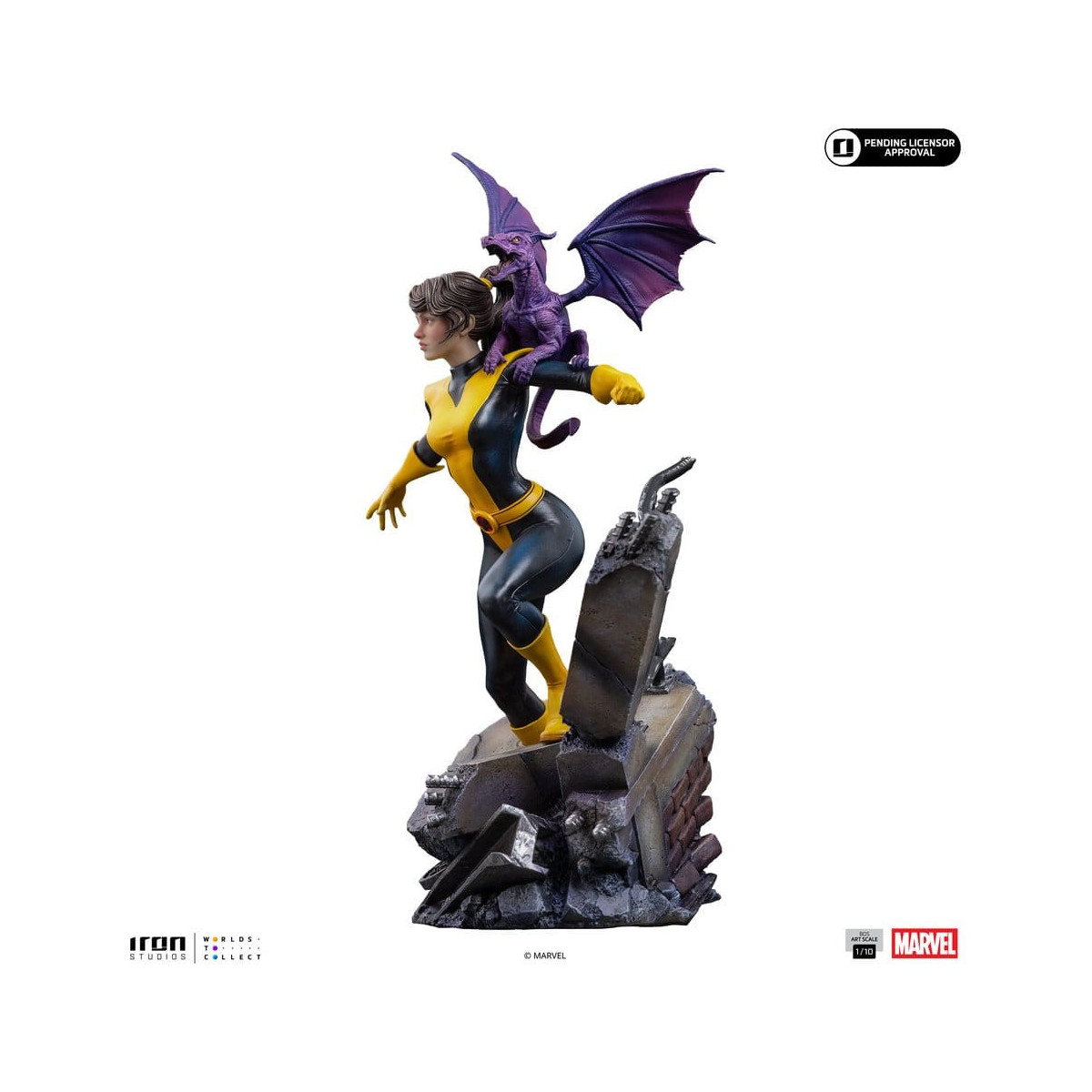 Iron Studios Marvel Comics - X-Men - Kitty Pride & Lockheed in scala 1/10 BDS Art Scale