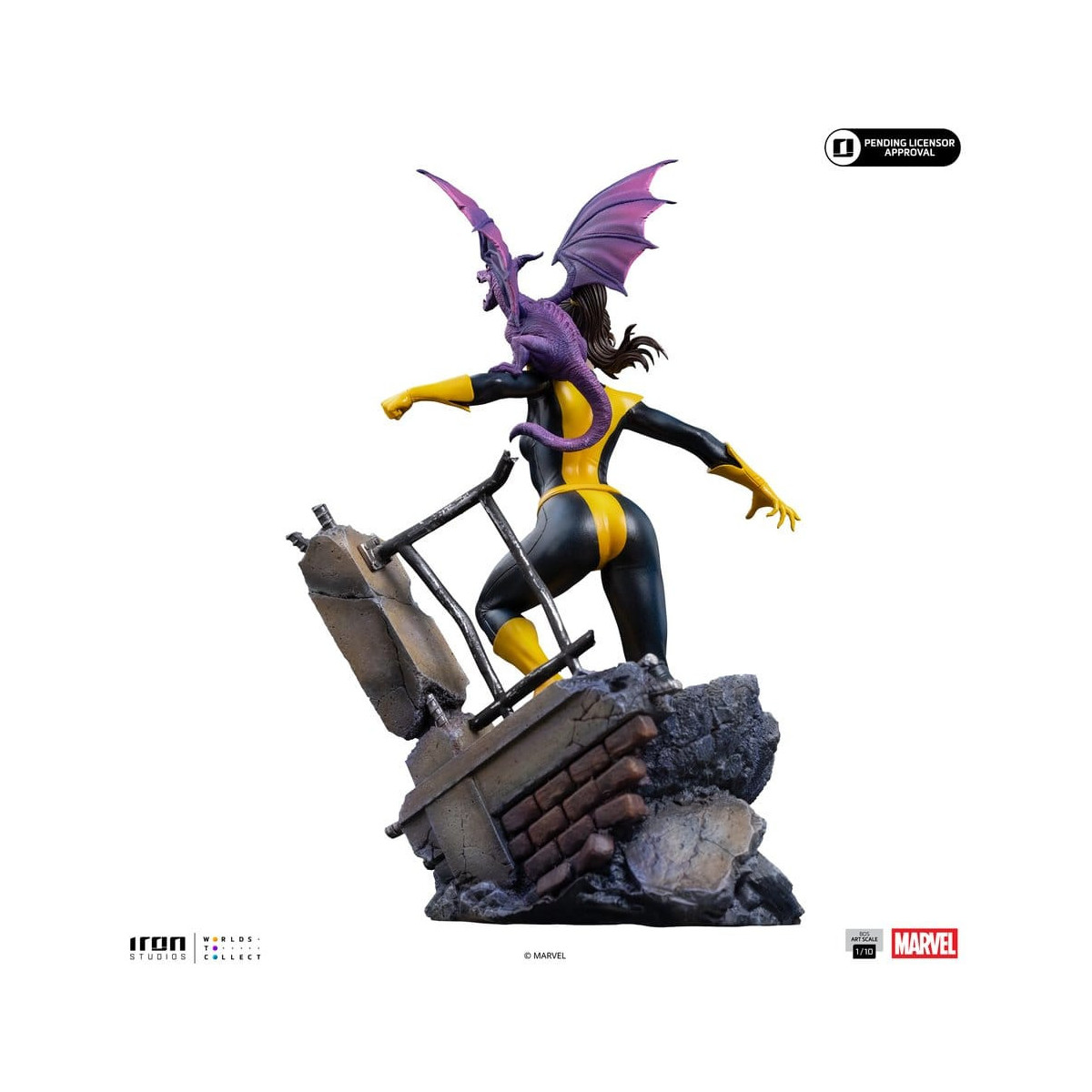 Iron Studios Marvel Comics - X-Men - Kitty Pride & Lockheed in scala 1/10 BDS Art Scale