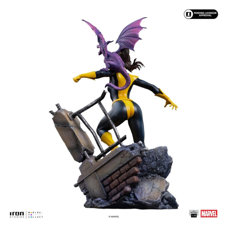 Iron Studios Marvel Comics - X-Men - Kitty Pride & Lockheed in scala 1/10 BDS Art Scale