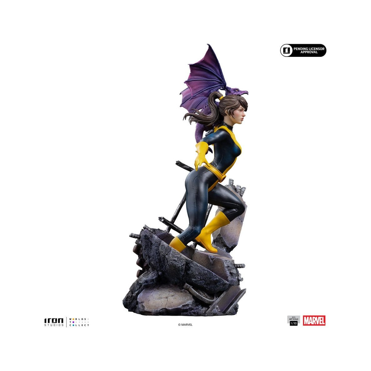 Iron Studios Marvel Comics - X-Men - Kitty Pride & Lockheed in scala 1/10 BDS Art Scale
