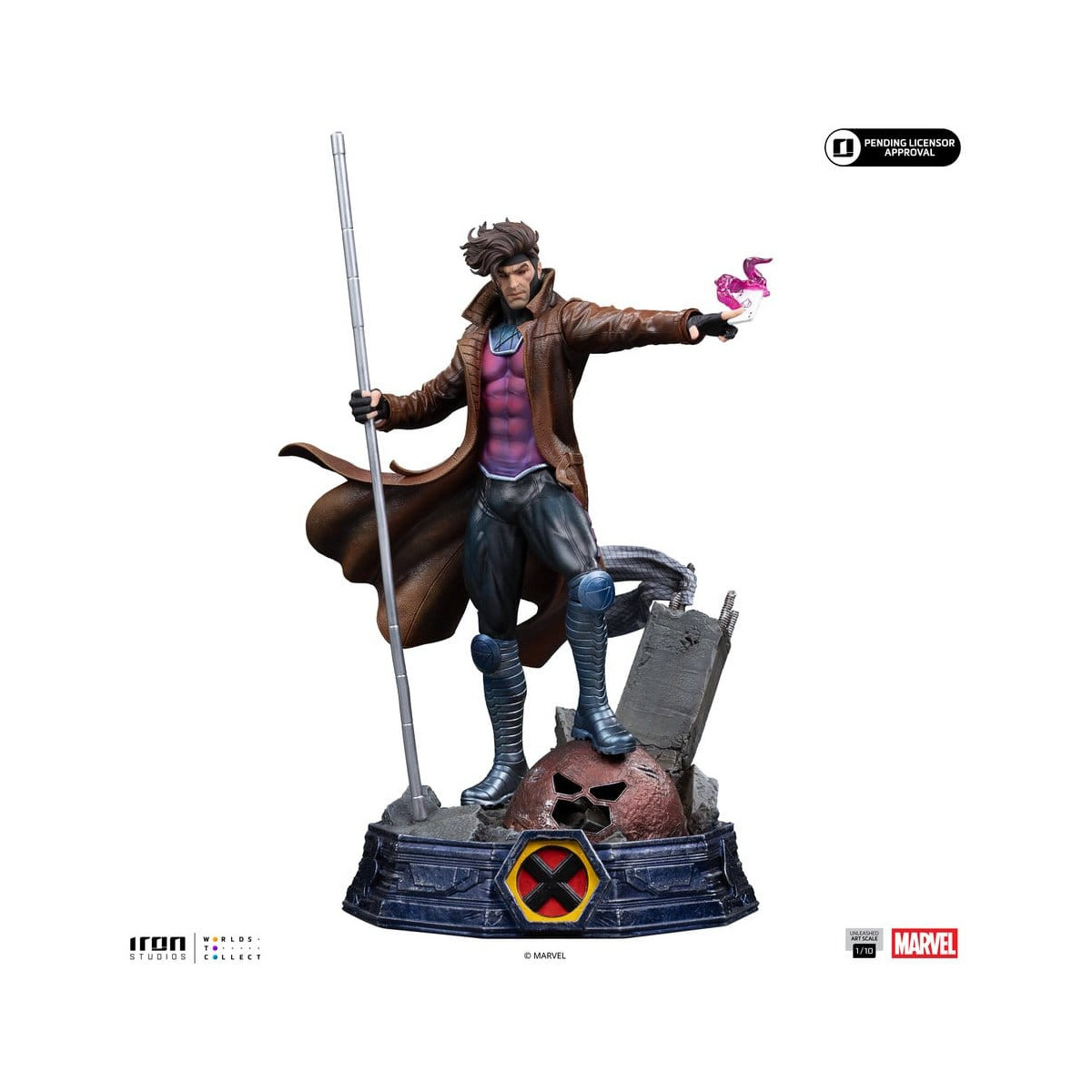 Iron Studios Marvel Comics - X-Men - Gambit in scala 1/10 BDS Art Scale