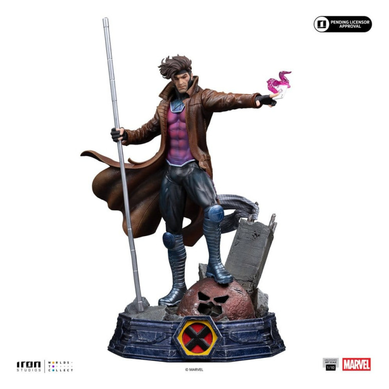 Iron Studios Marvel Comics - X-Men - Gambit in scala 1/10 BDS Art Scale