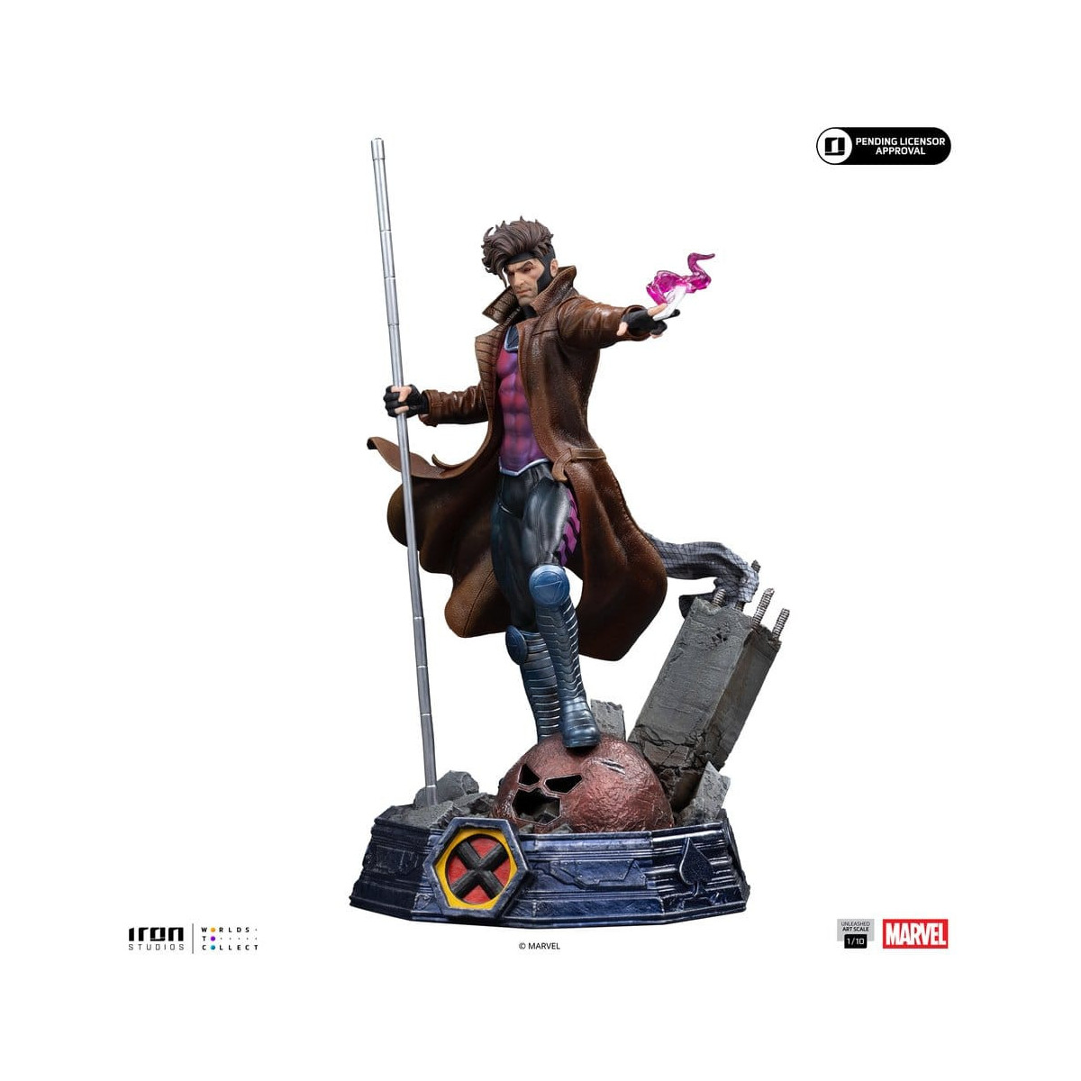 Iron Studios Marvel Comics - X-Men - Gambit in scala 1/10 BDS Art Scale