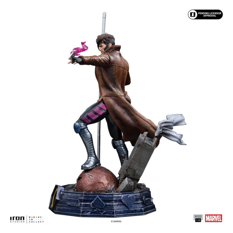 Iron Studios Marvel Comics - X-Men - Gambit in scala 1/10 BDS Art Scale