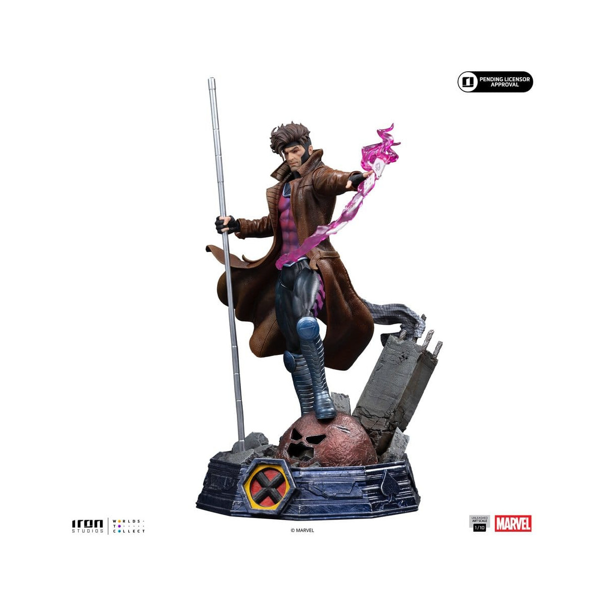 Iron Studios Marvel Comics - X-Men - Gambit in scala 1/10 BDS Art Scale
