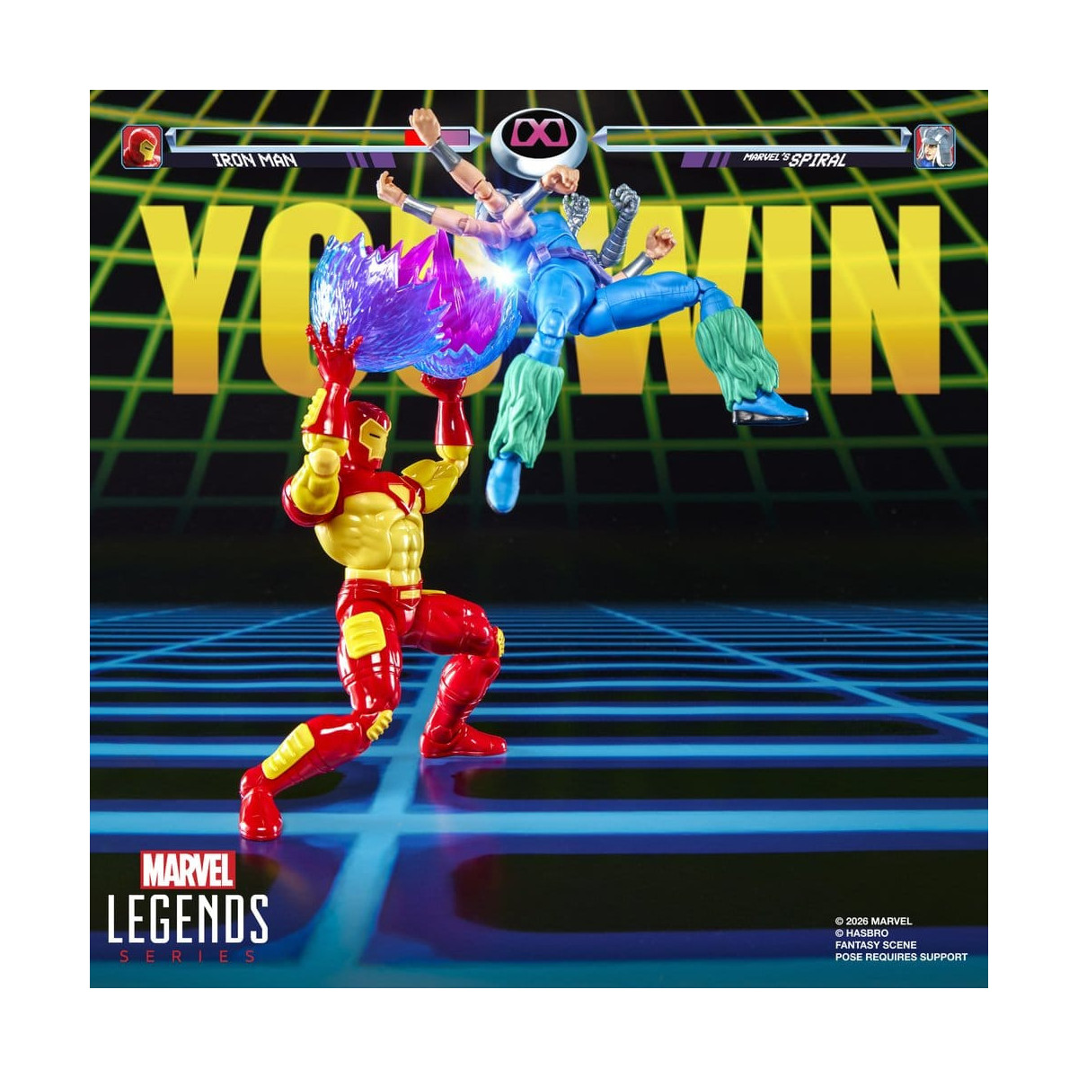 Hasbro Marvel Legends Serie Gamerverse - e Marvel's Spiral Iron Man