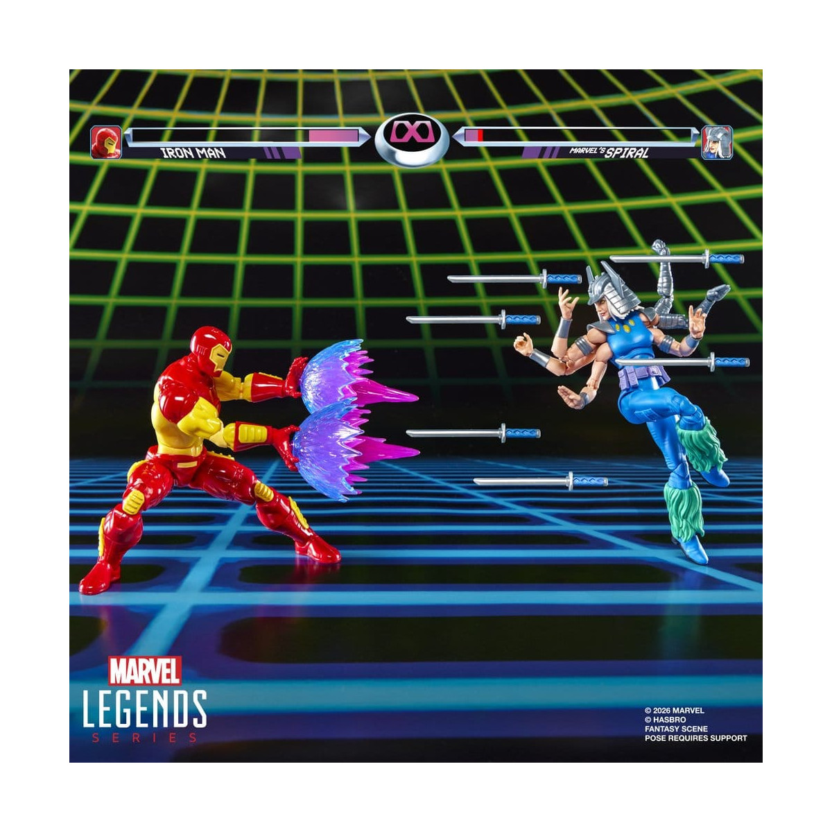 Hasbro Marvel Legends Serie Gamerverse - e Marvel's Spiral Iron Man