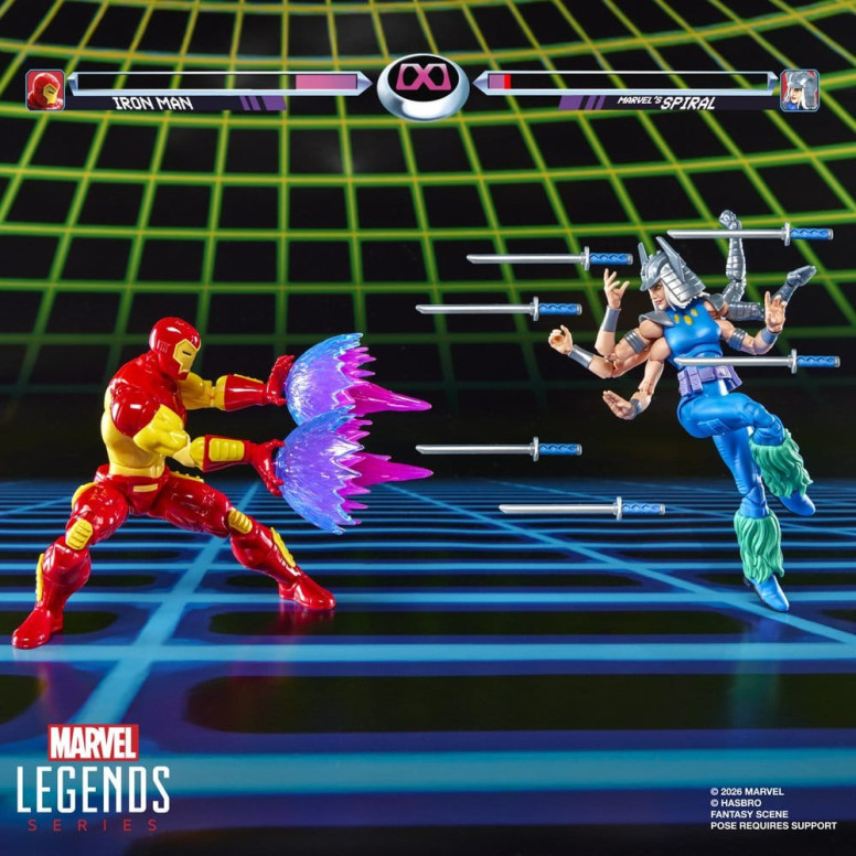 Hasbro Marvel Legends Serie Gamerverse - e Marvel's Spiral Iron Man