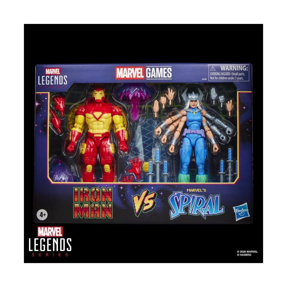 Hasbro Marvel Legends Serie Gamerverse - e Marvel's Spiral Iron Man