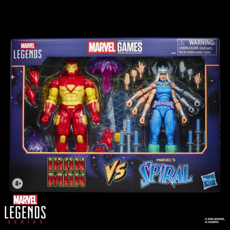 Hasbro Marvel Legends Serie Gamerverse - e Marvel's Spiral Iron Man