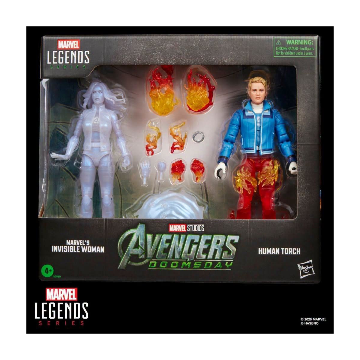 Marvel Legends - La Donna Invisibile e la Torcia Umana - Avengers: Doomsday