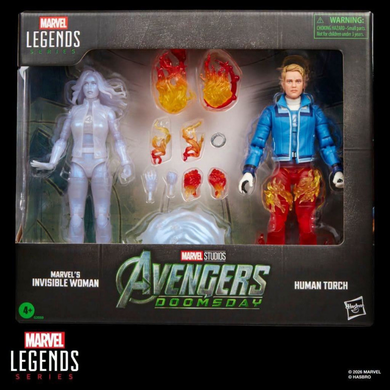 Marvel Legends - La Donna Invisibile e la Torcia Umana - Avengers: Doomsday