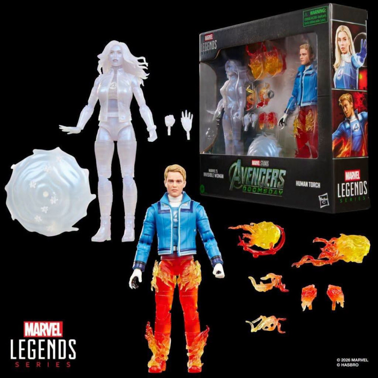 Marvel Legends - La Donna Invisibile e la Torcia Umana - Avengers: Doomsday
