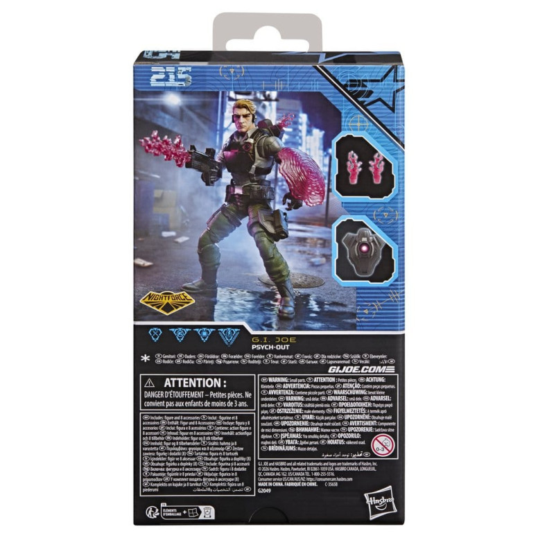 Hasbro G.I.JOE Serie Classified - Night Force: Psych-Out