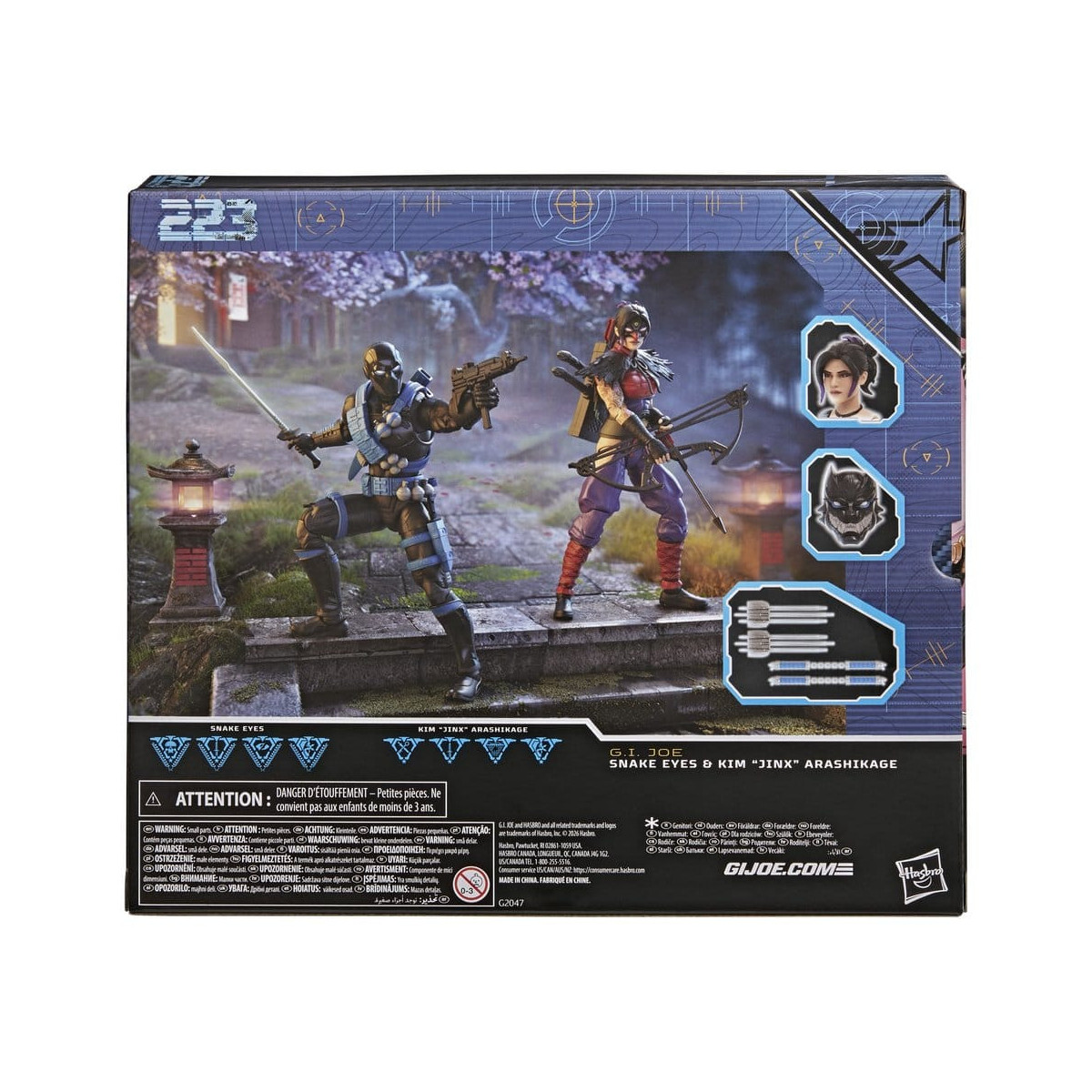 Hasbro G.I.JOE Serie Classified - Ninja Force: Snake Eyes e Kim "Jinx" Arashikage