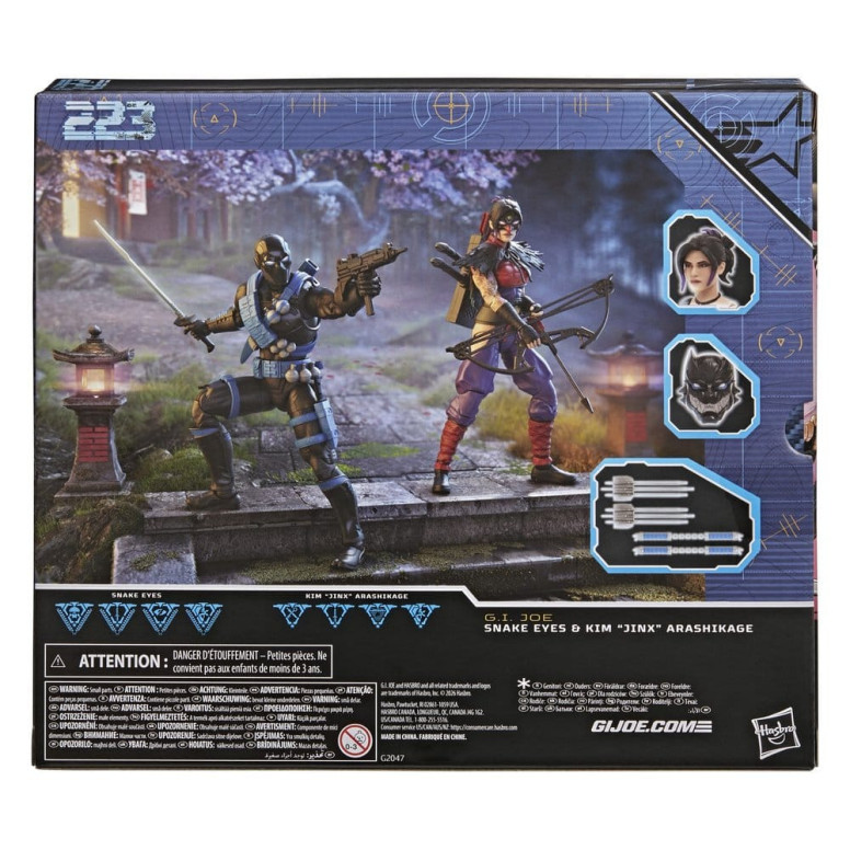 Hasbro G.I.JOE Serie Classified - Ninja Force: Snake Eyes e Kim "Jinx" Arashikage