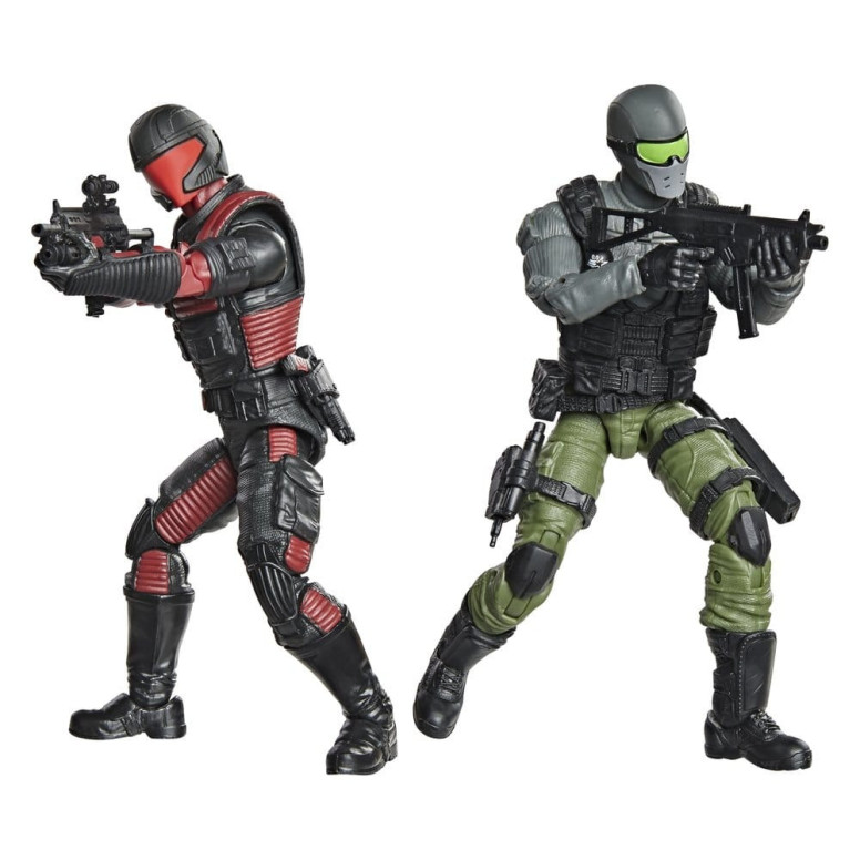 Hasbro G.I.JOE Serie Classified - Snake Eyes & Varmint ATV contro Stealth Viper & Stealth Flight Pod (Trubble Bubble) Cobra