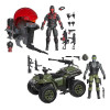 Hasbro G.I.JOE Serie Classified - Snake Eyes & Varmint ATV contro Stealth Viper & Stealth Flight Pod (Trubble Bubble) Cobra