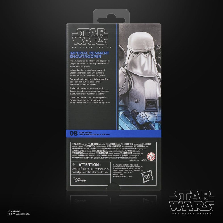 Hasbro Star Wars The Black Series: Snowtrooper dei Resti dell'Impero - The Mandalorian & Grogu